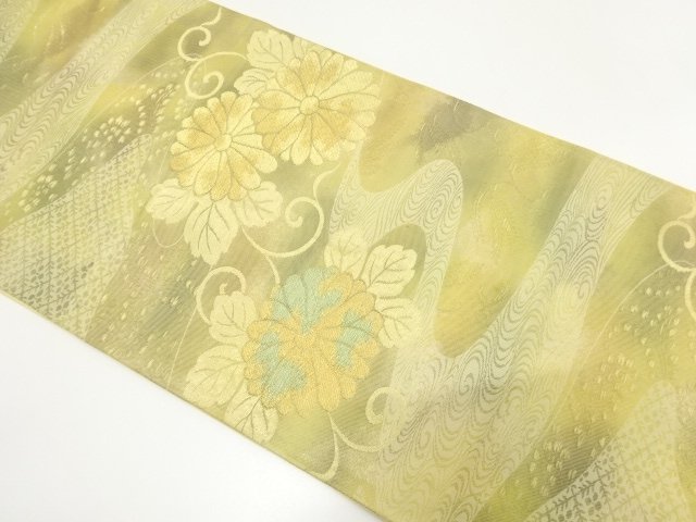 Japanese Kimono / Antique / Fukuro Obi Silk